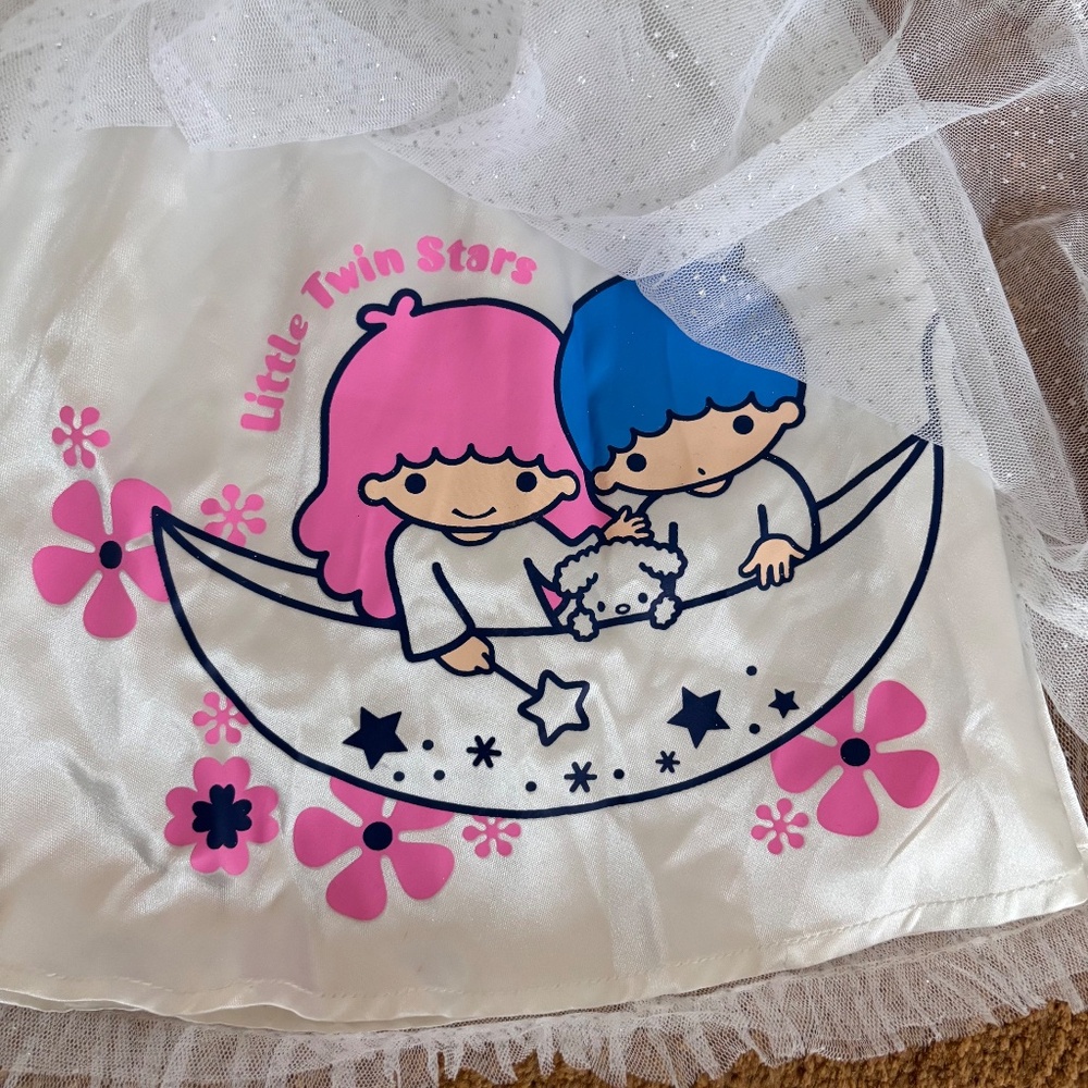 Bossini Kids Sanrio Little Twin Stars Tutu Skirt 120 Kikirara Kiki Lala 5-6 NWOT - Picture 3 of 8